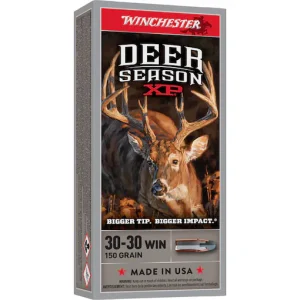Winchester Deer Season XP 30-30 Winchester Ammo 150 Grain Winchester Extreme Point Polymer Tip 200rounds15 - Ammunition - Polymer80 Warehouse