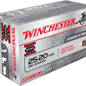 Winchester Super X 25-20 WCF Ammo 86 Grain Jacketed Soft Point Box of 50 - Ammunition - Polymer80 Warehouse