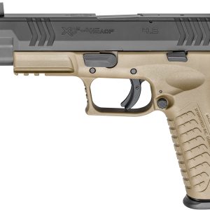 Springfield XDM .45ACP 4.5 Flat Dark Earth (FDE) Essentials Package with Threaded Barrel - Firearms - Polymer80 Warehouse