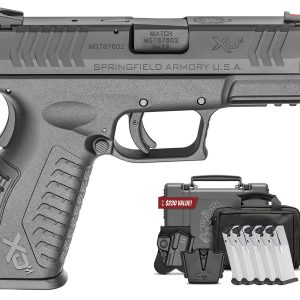 Springfield XDM 9mm 3.8 Full-Size Black Instant Gear Up Package with 5 Mags, Range Bag, Holster and Mag Pouch - Firearms - Polymer80 Warehouse